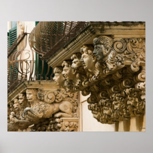 Pôster ITÁLIA, Sicília, NÃO: A cidade barroca mais fin