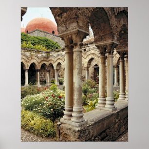 Pôster Itália, Sicília, Palermo. Os armários sobrevive