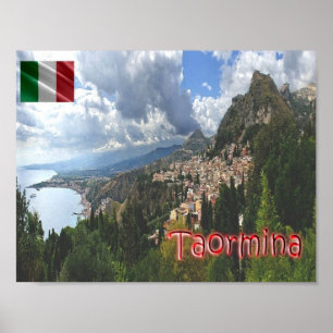Poster Itália - Sicília - Taormina -