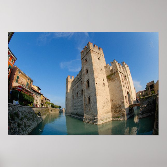 Pôster Itália, Sirmione, Lago Garda, Scaliger (Frente)