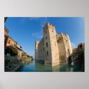Pôster Itália, Sirmione, Lake Garda, o Scaliger