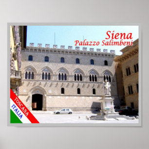 Poster Itália - Toscana - Siena - Palazzo Salimbeni -