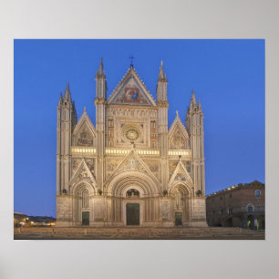 Pôster Itália, Umbria, Orvieto, Catedral de Orvieto