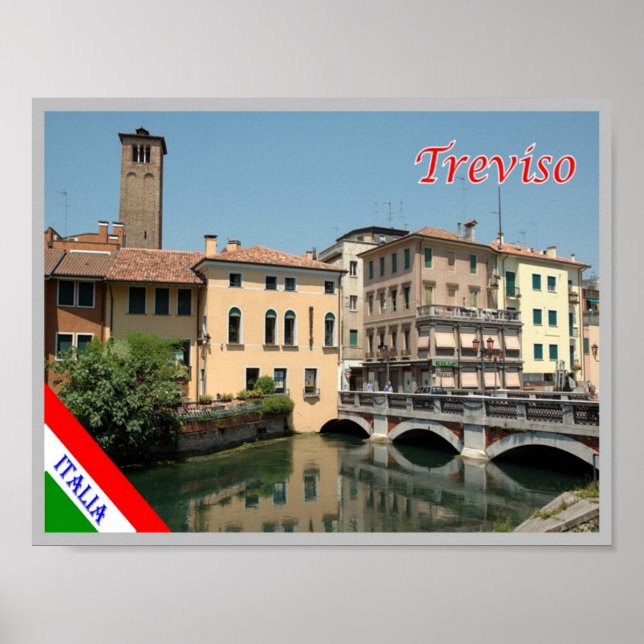 Poster Itália - Veneto - Treviso - (Frente)