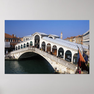 Pôster Itália, Veneto, Veneza, ponte de Rialto