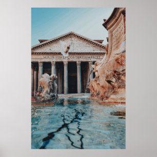 Poster Italian Fountain