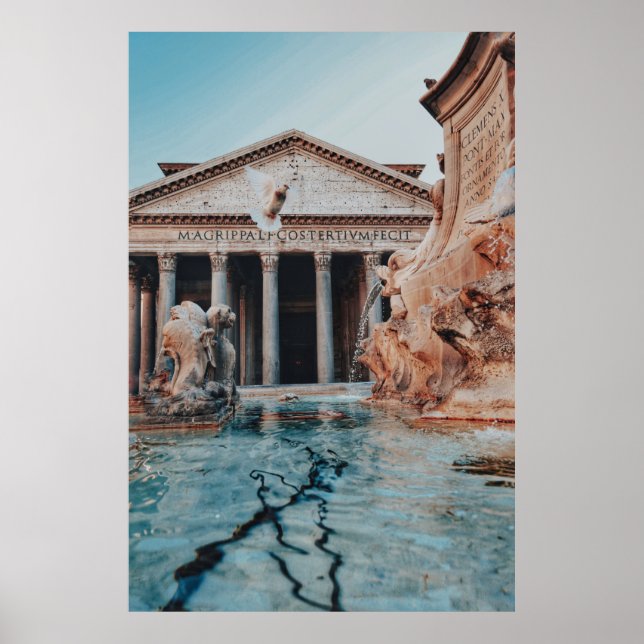 Poster Italian Fountain (Frente)
