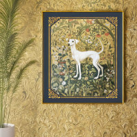 Italian Greyhound ou Whippet no Jardim Renascentis