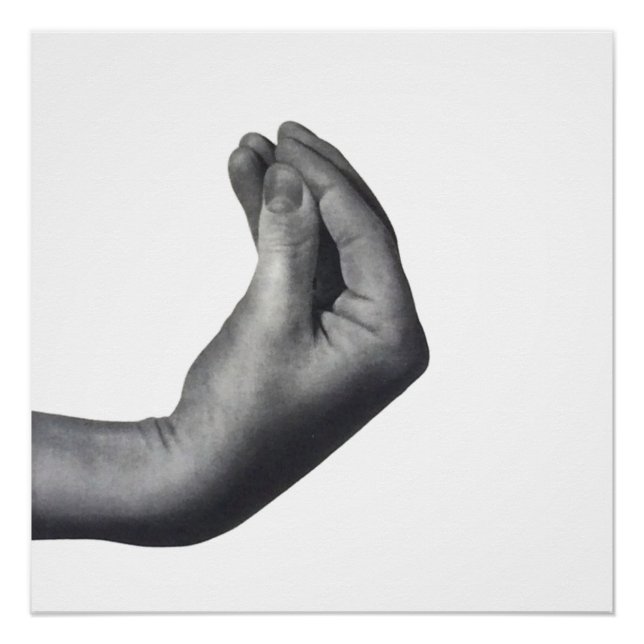 Pôster Italian Hand (Frente)