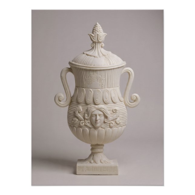 Pôster Italian Playing Cards - Ace of Cups, In Marble (Frente)