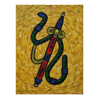 Pôster Italian Playing Cards - Ace of Spades 