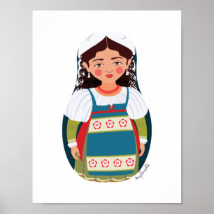 Poster italiano Matryoshka