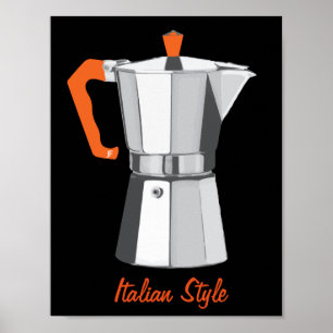 Poster Italiano Moka