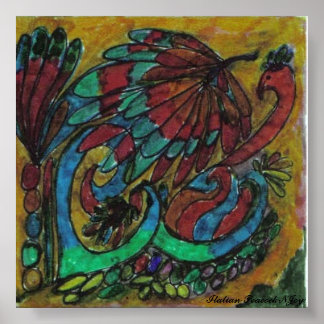 Pôster italiano Peacock NJoy