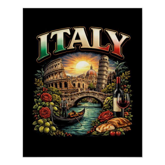 Pôster Italy Eternal (Frente)