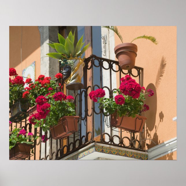 Pôster ITALY, Sicily, TAORMINA: Corso Umberto 1, (Frente)