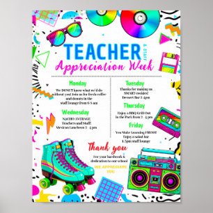 Poster Itinerário da Semana de Apreciação dos Professores