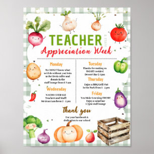 Poster Itinerário da Semana de Apreciação dos Professores