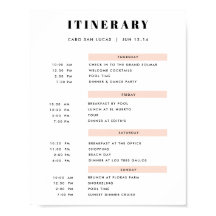 Itinerário de Blush Simples de 4 Dias