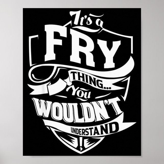 Poster It's A Fry Thing  (Frente)