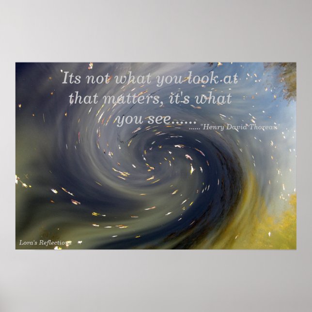 Poster Its not what you look at (Frente)