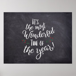 Poster It's the Most Wonderful Time of the Year Christmas
