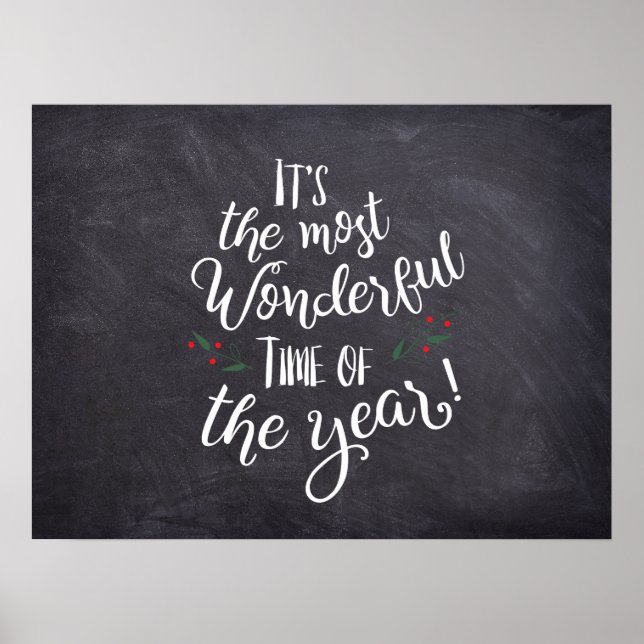 Poster It's the Most Wonderful Time of the Year Christmas (Frente)