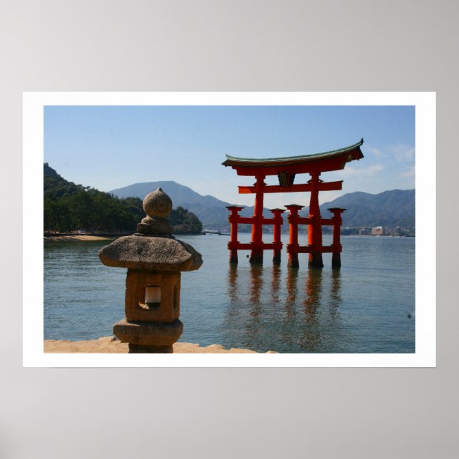 Poster itsukushima torii japão (Frente)
