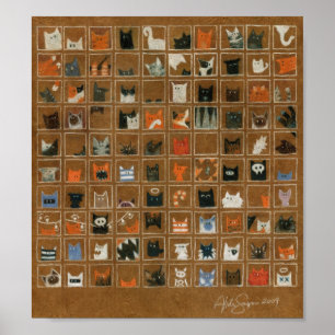 Poster Itty Bitty Gatinhos Original