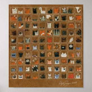 Poster Itty Bitty Gatinhos Original