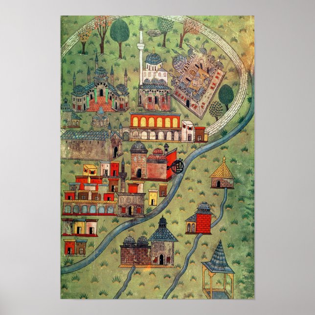 Pôster IUK T.5964 Visão de Eskisehir (Frente)