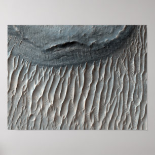 Poster Ius Chasma, uma grande garganta em Marte