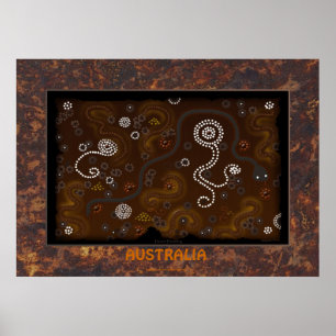 Poster IV da Austrália sobre a história da arte 