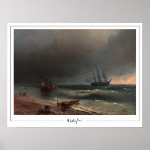 Poster Ivan Aivazovsky Zedign Cartaz de Arte #250