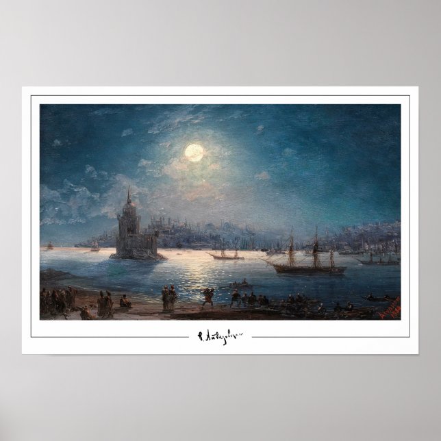 Poster Ivan Aivazovsky Zedign Cartaz de Arte #437 (Frente)