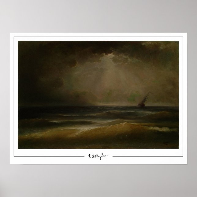 Poster Ivan Aivazovsky Zedign Cartaz de Arte #552 (Frente)