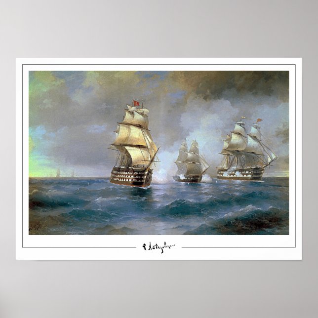 Poster Ivan Aivazovsky Zedign Cartaz de Arte #7 (Frente)