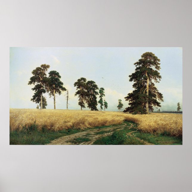 Pôster Ivan Ivanovich Shishkin (1832 - 1898) (Frente)