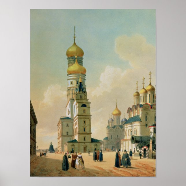 Pôster Ivan the Great Bell Tower in the Moscow (Frente)