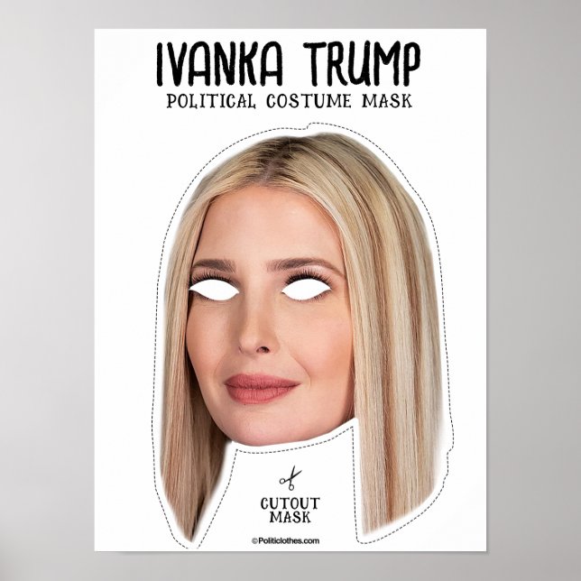 Poster Ivanka Trump Costume Mask (Frente)