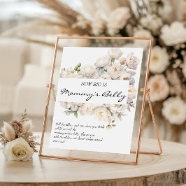 Poster Ivory Peony Neutral Belly Guess Game