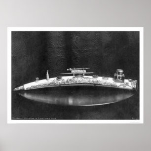 Poster Ivory Tusk apresenta ao Presidente Taft 1920