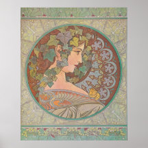 Ivy - Alphonse Mucha