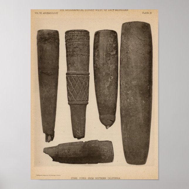 Poster IX Canos de pedra, Calif (Frente)