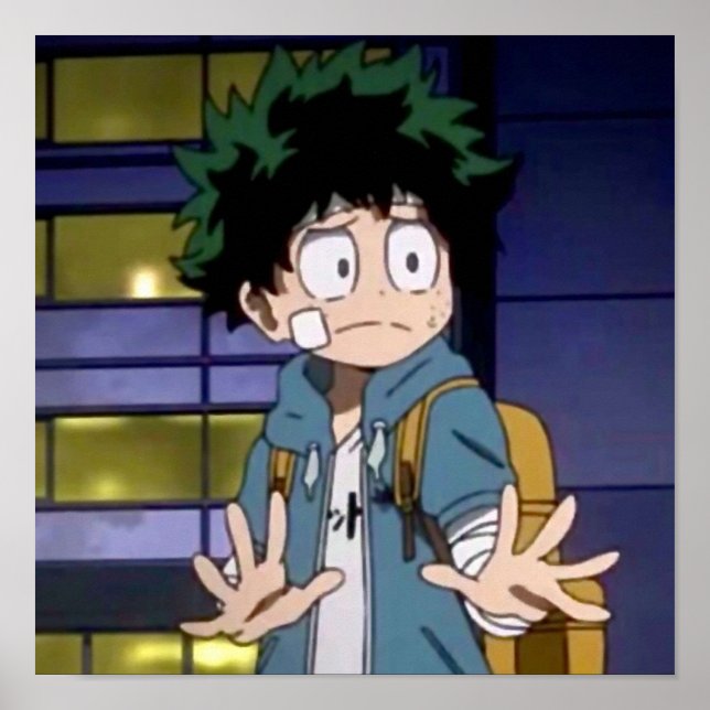 POSTER IZUKU MIDORIYA DEKU (Frente)