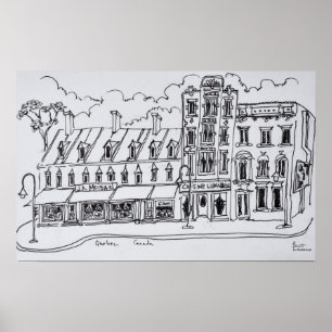 Pôster J.A. Moisan Grocery Store   Canadá