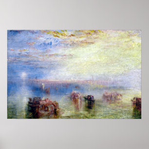 Poster J.M.W. Turner Aproximação a Veneza