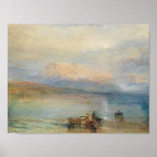 Poster J.M.W. Turner - o Rigi vermelho