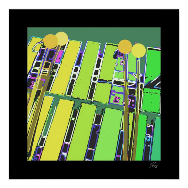 Pôster J Spoelstra Aqui Vem a Banda - Marimba (Frente)