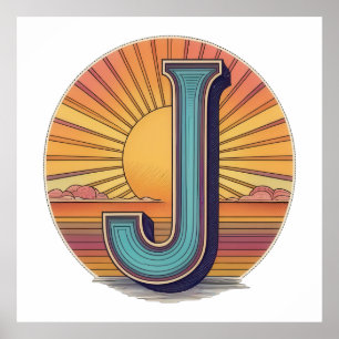 Poster J Sunrise Splendor